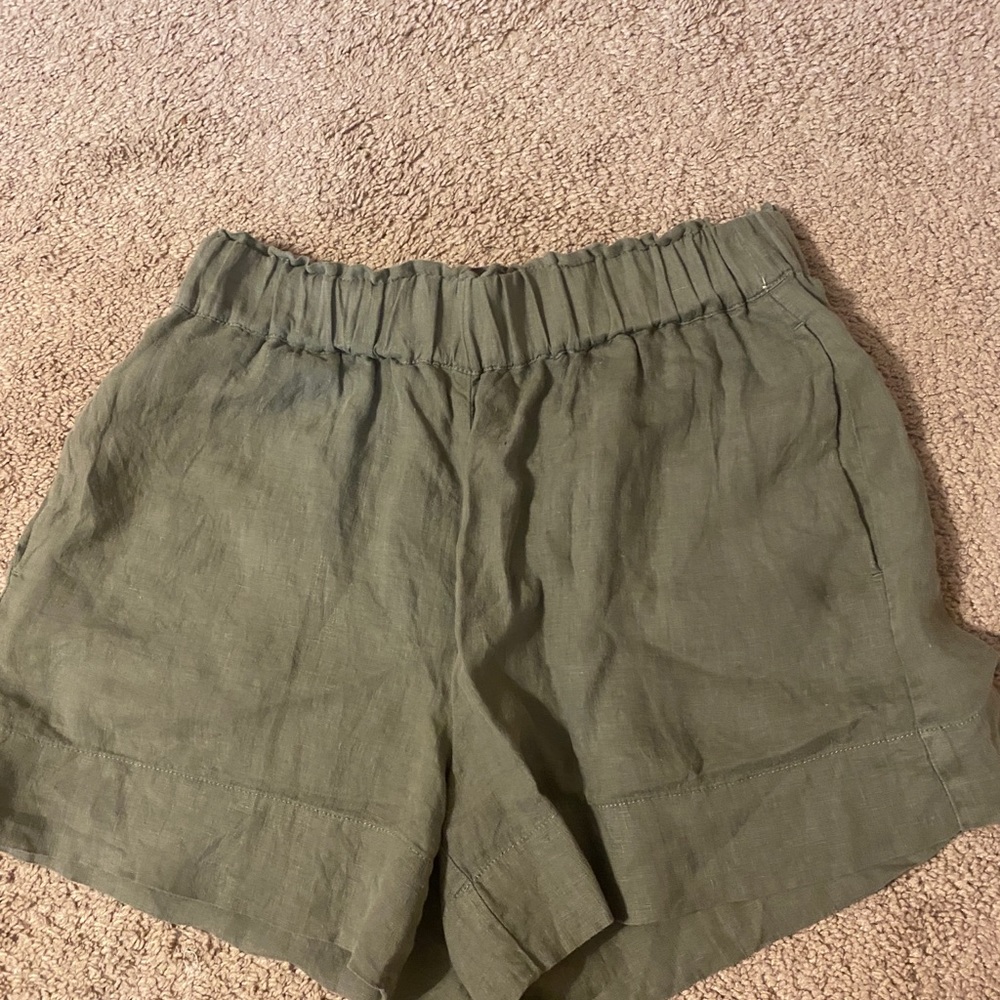 LOFT linen shorts